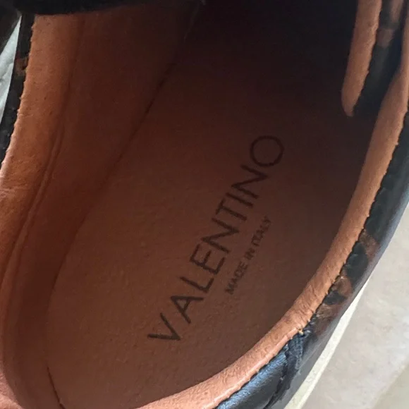 Valentino Black and bronze Patterned Sneakers - Picture 3 of 6